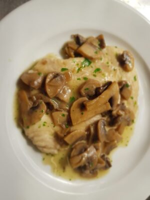 scaloppine ai funghi